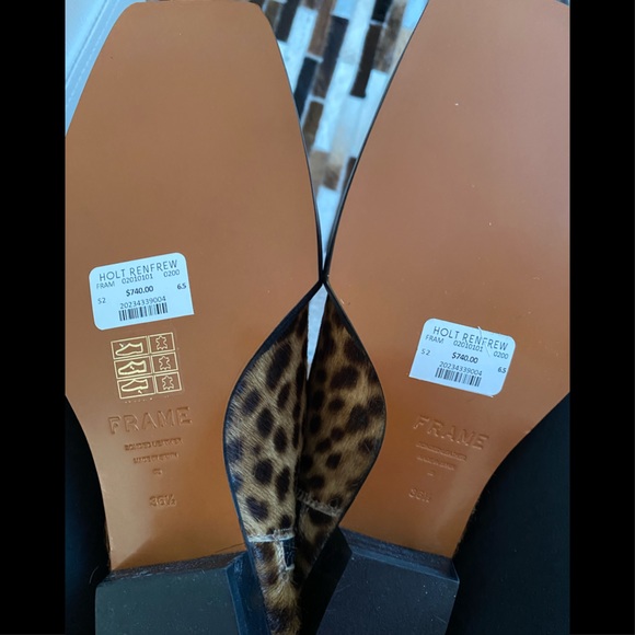 🌸HP🌸FRAME Le Maddox leopard booties - Picture 8 of 12